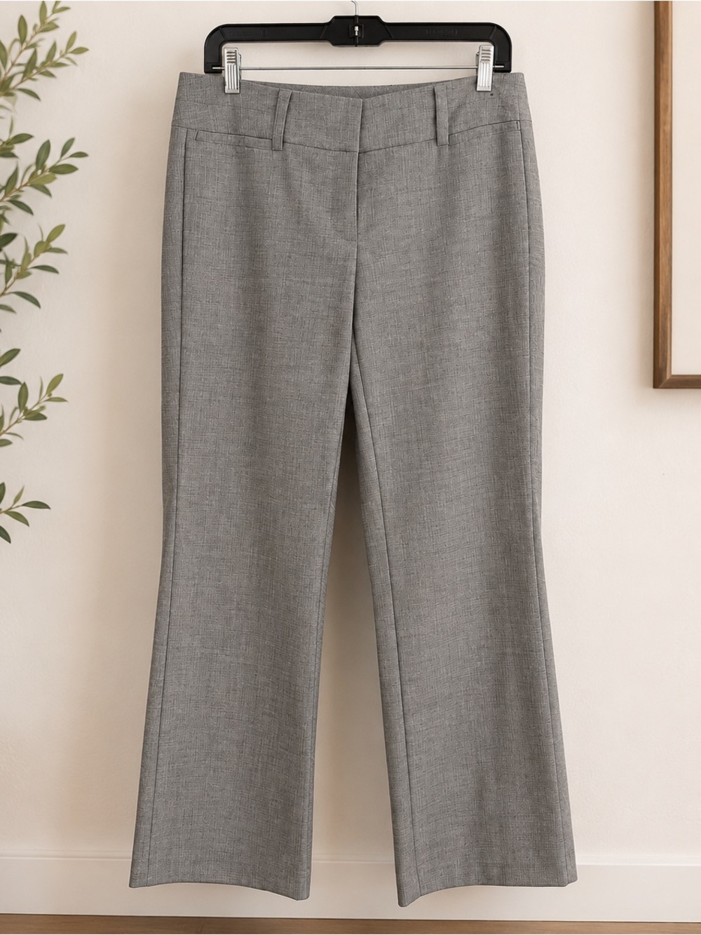 New York & Company Gray Wide Leg Dress Pants - Picture 2 of 9